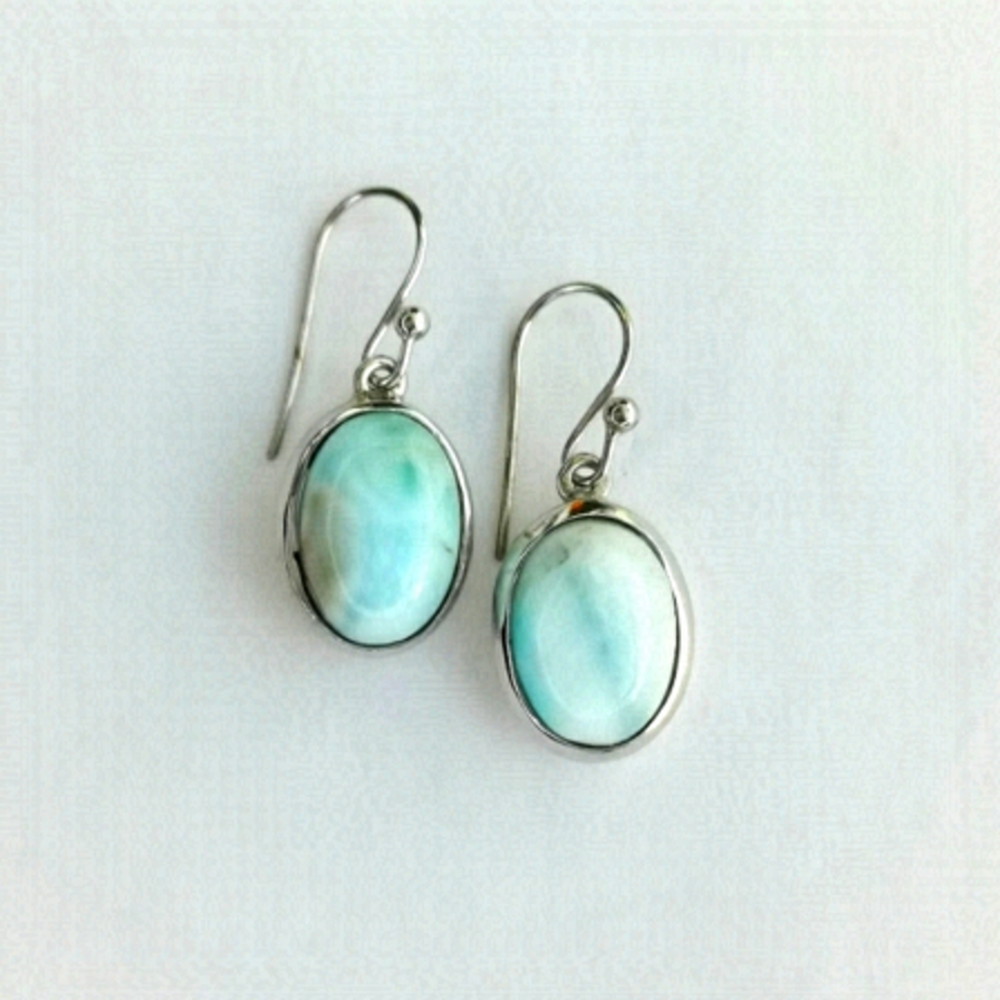 Nwt larimar earrings in Sterling Silver